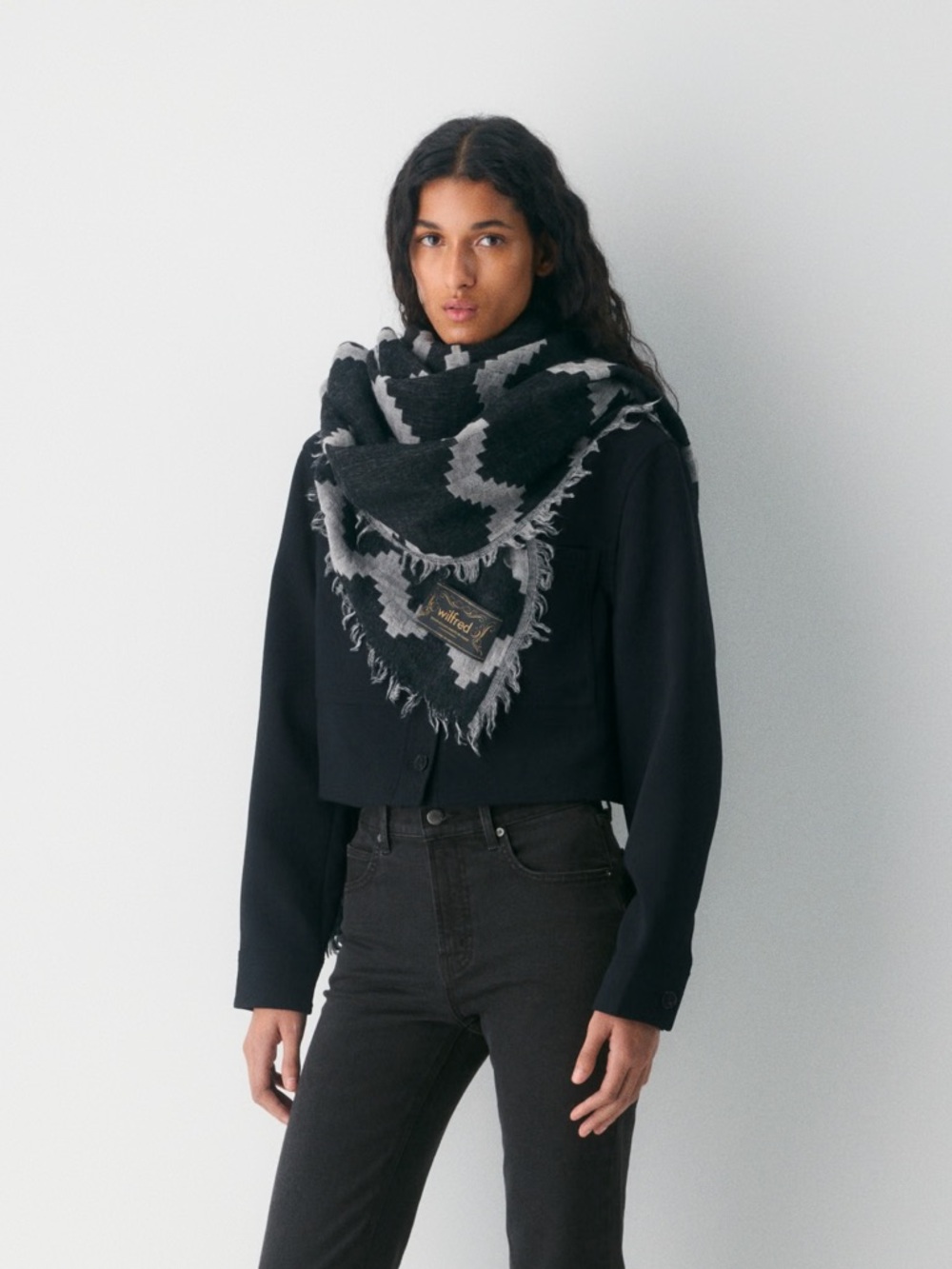 Aritzia 100% wool blanket scarf